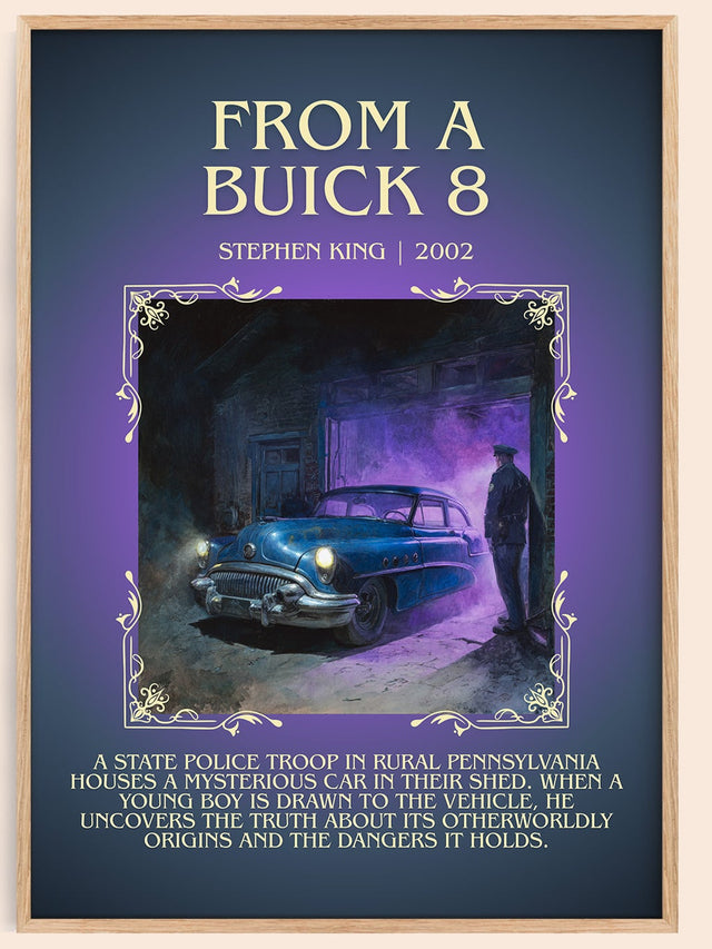 From a Buick 8 Minimalist Book Poster by Stephen King