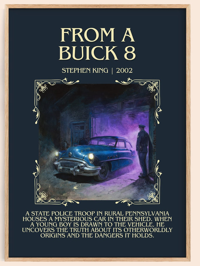 From a Buick 8 Minimalist Book Poster by Stephen King