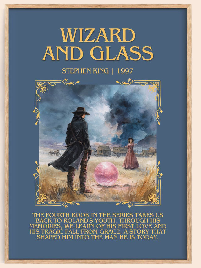 Wizard and Glass Minimalist Book Poster by Stephen King