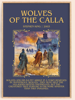 Wolves of the Calla Minimalist Book Poster by Stephen King