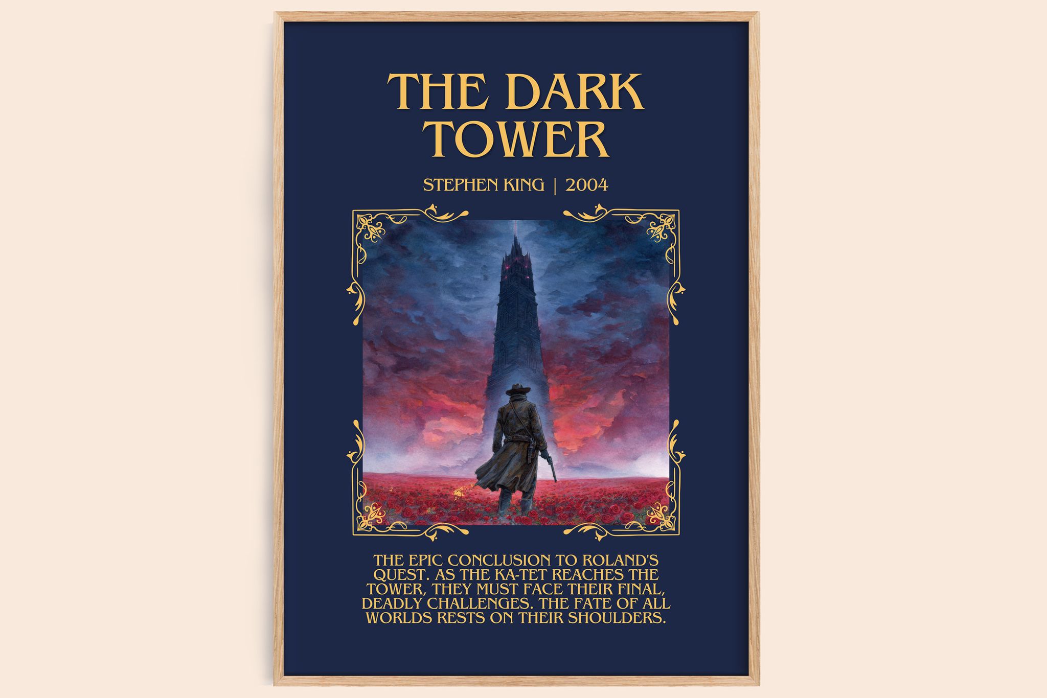 The Dark Tower Minimalist Book Poster by Stephen King