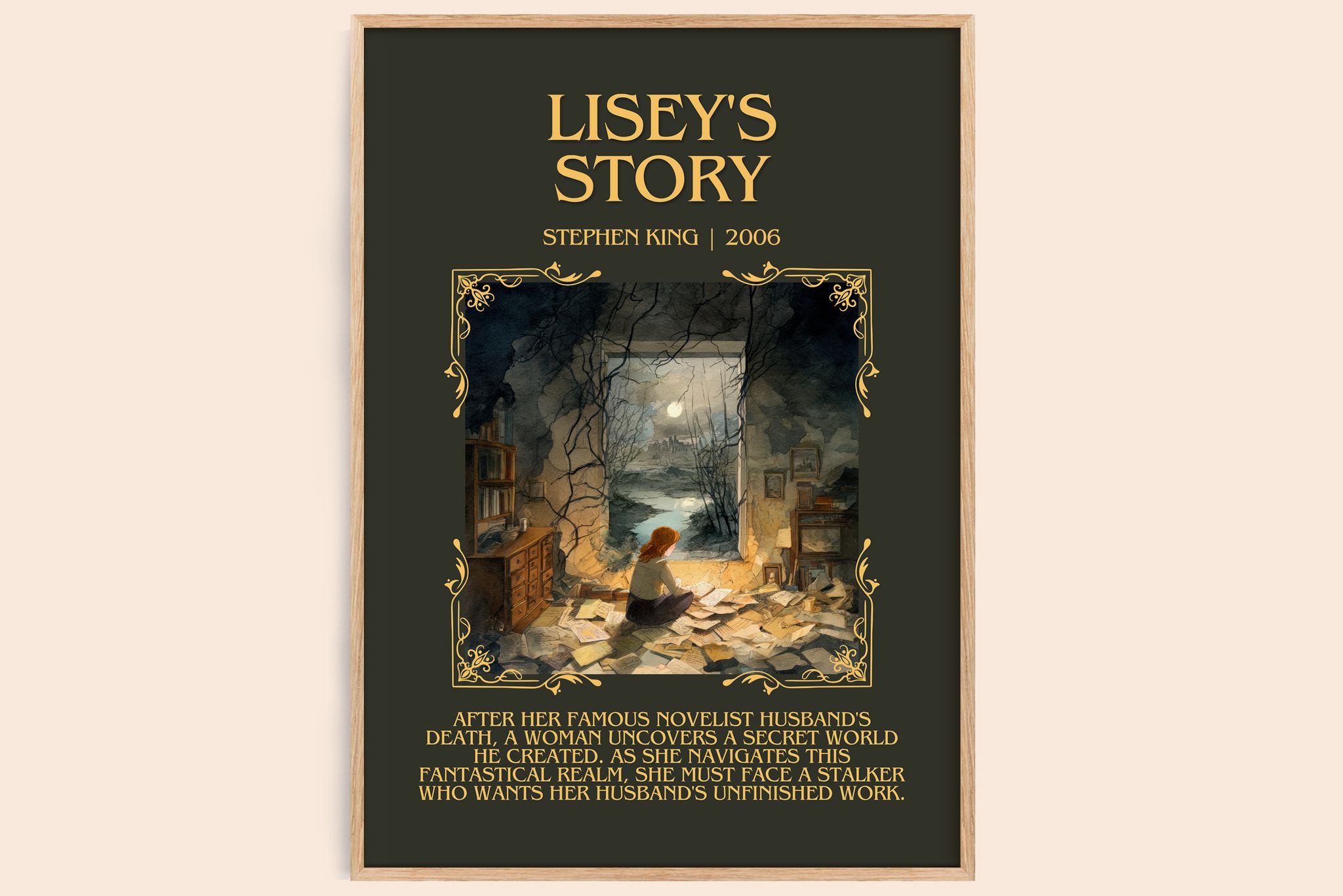 Lisey's Story Minimalist Book Poster by Stephen King