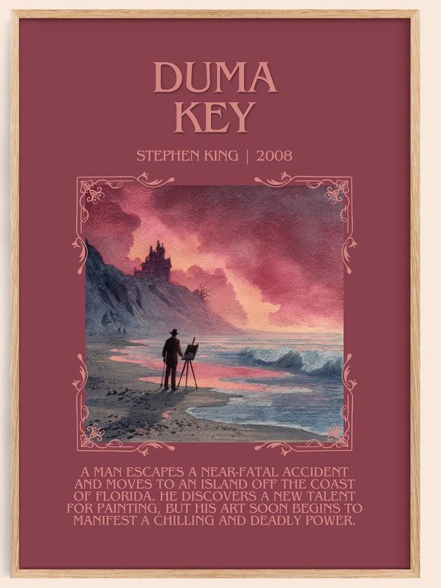 Duma Key Minimalist Book Poster by Stephen King