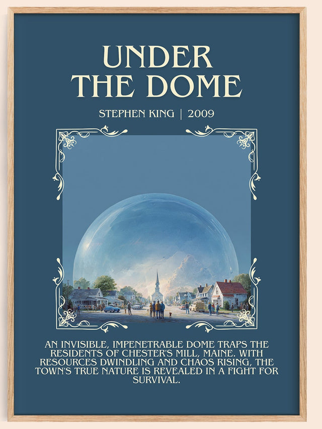 Under the Dome Minimalist Book Poster by Stephen King