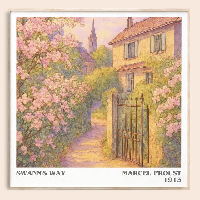 Swann's Way Literary Art Print by Marcel Proust