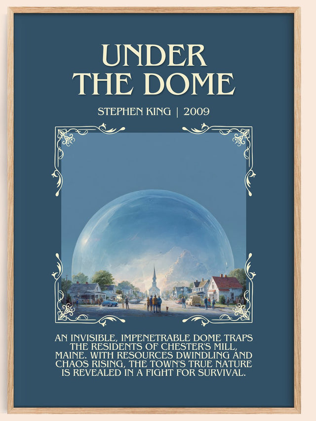 Under the Dome Minimalist Book Poster by Stephen King