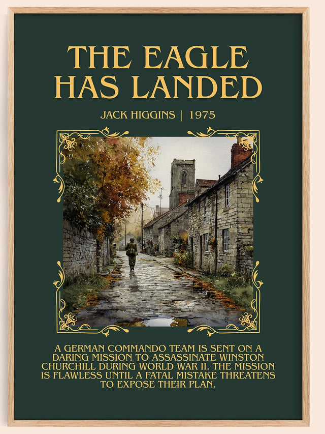 The Eagle Has Landed Minimalist Book Poster by Jack Higgins