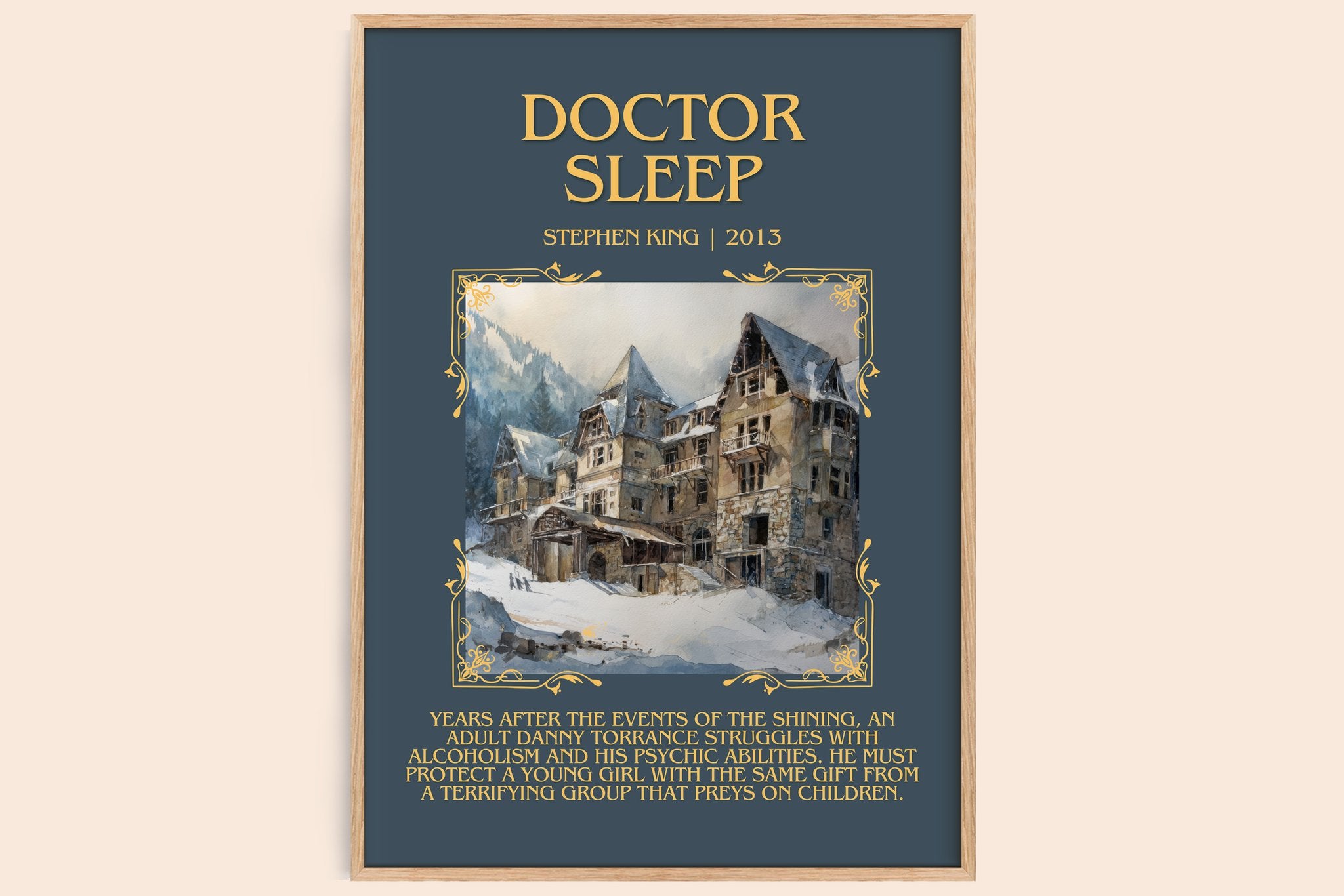 Doctor Sleep Minimalist Book Poster by Stephen King