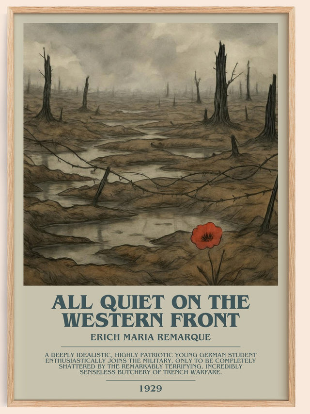 All Quiet On The Western Front Bookish Wall Art by E. Remarque