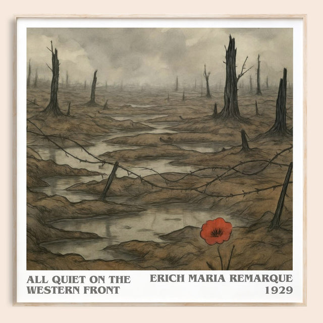 All Quiet On The Western Front Literary Art Print by E. Remarque