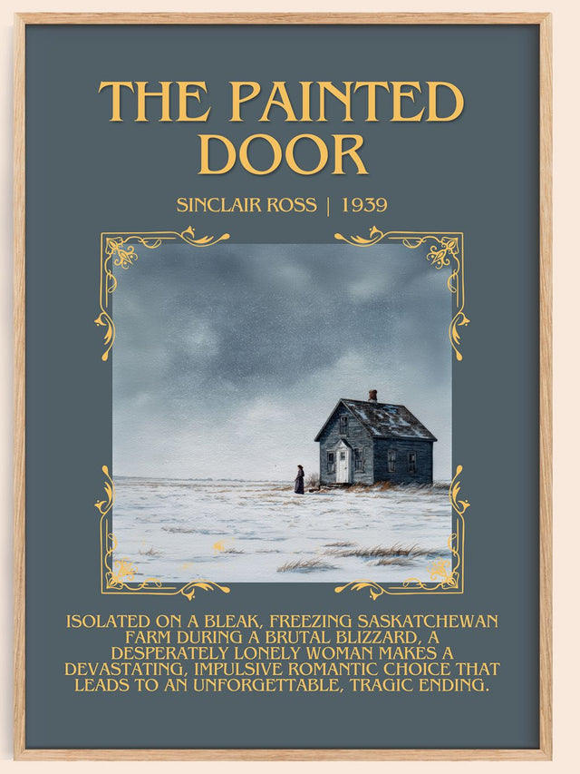 The Painted Door Minimalist Book Poster by Sinclair Ross