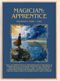 Magician: Apprentice Minimalist Book Poster by Raymond E. Feist – book poster