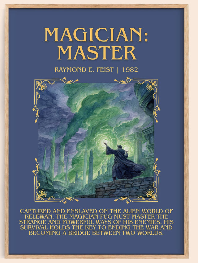 Magician: Master Minimalist Book Poster by Raymond E. Feist