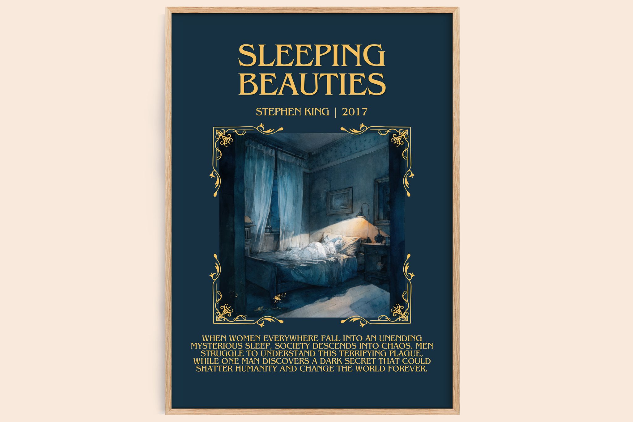 Sleeping Beauties Minimalist Book Poster by Stephen King