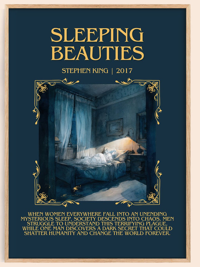 Sleeping Beauties Minimalist Book Poster by Stephen King