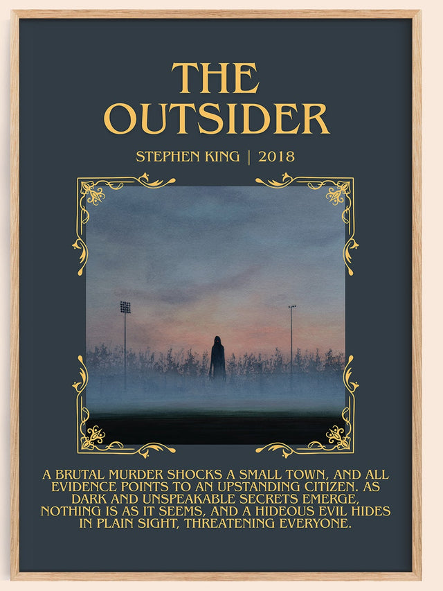 The Outsider Minimalist Book Poster by Stephen King