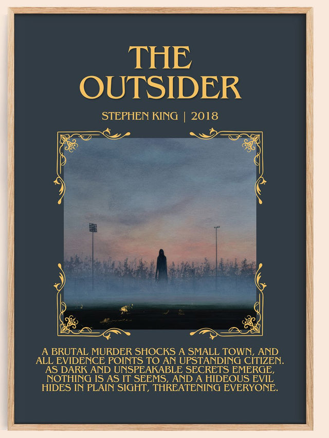 The Outsider Minimalist Book Poster by Stephen King
