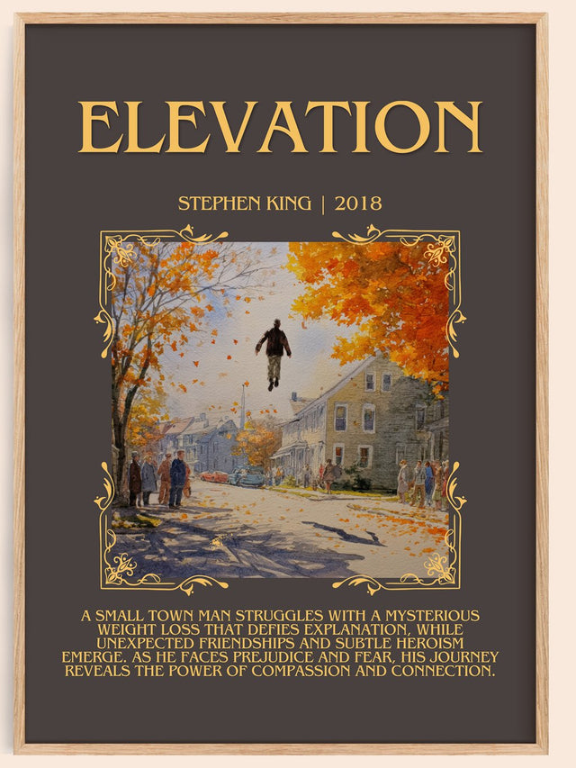Elevation Minimalist Book Poster by Stephen King
