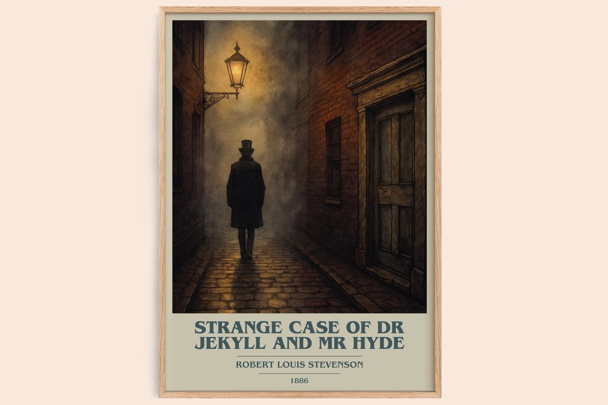 Strange Case Of Dr Jekyll And Mr Hyde Book Cover Poster – R. Stevenson