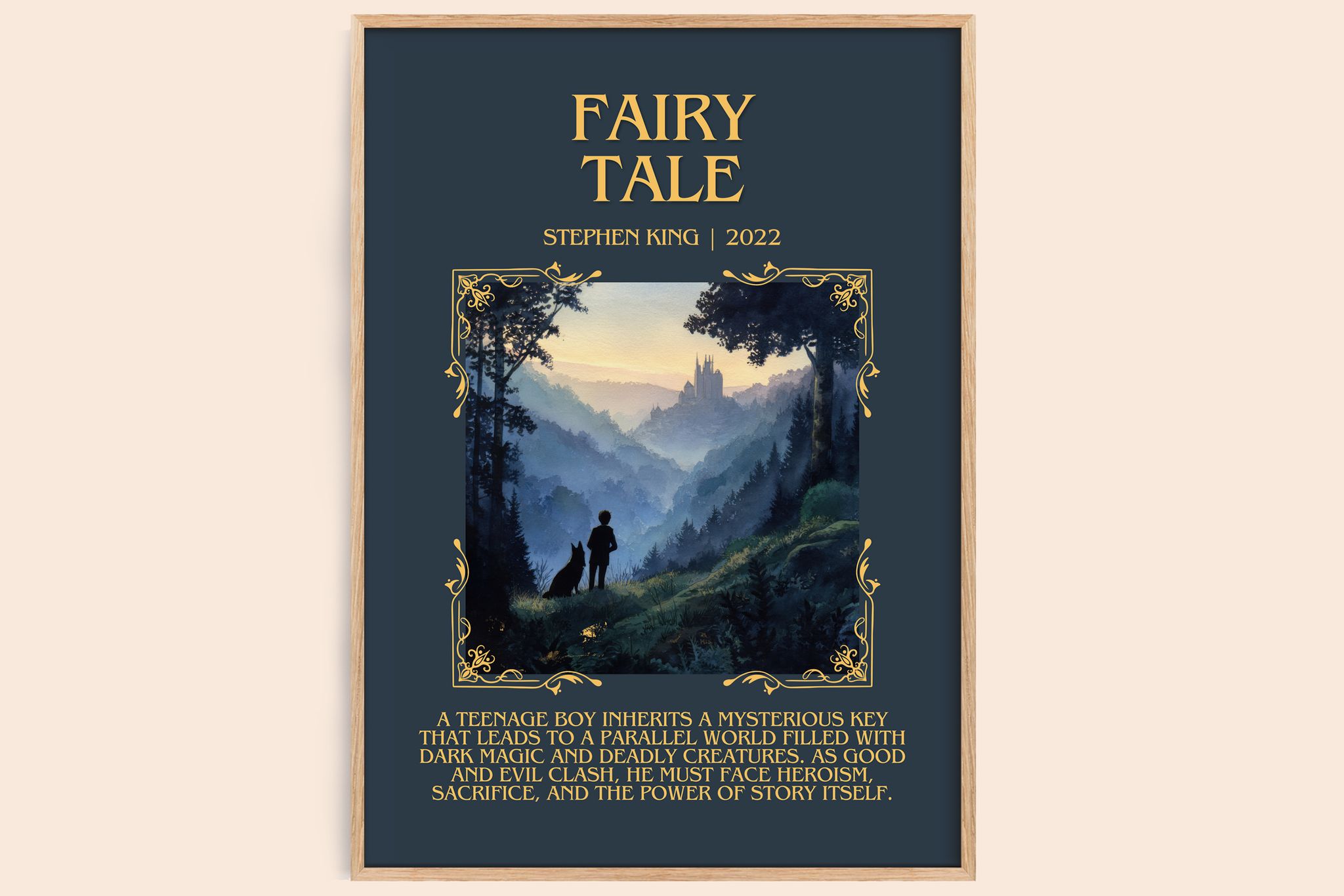 Fairy Tale Minimalist Book Poster by Stephen King