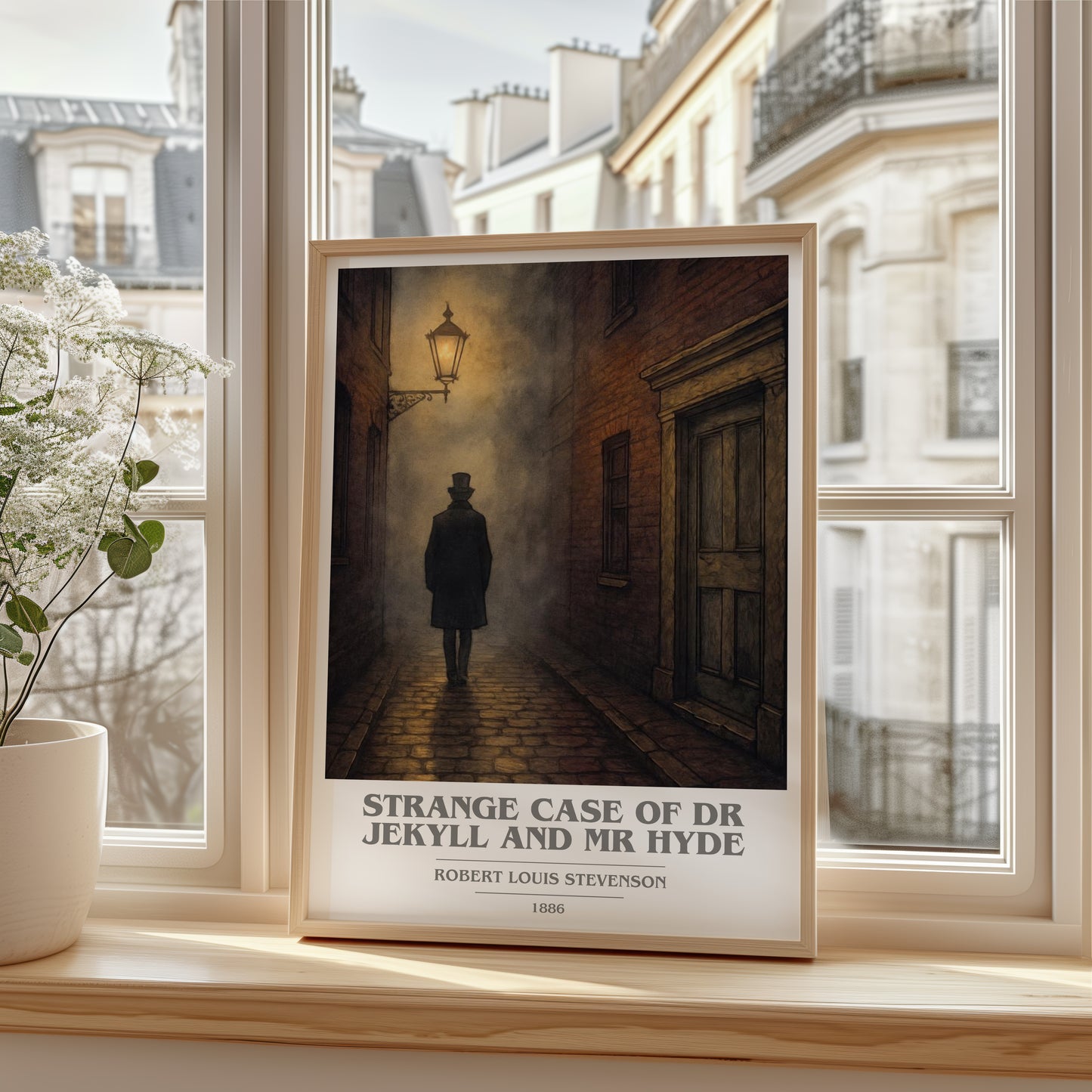 Strange Case Of Dr Jekyll And Mr Hyde book cover poster colour and style options – Robert Louis Stevenson book art