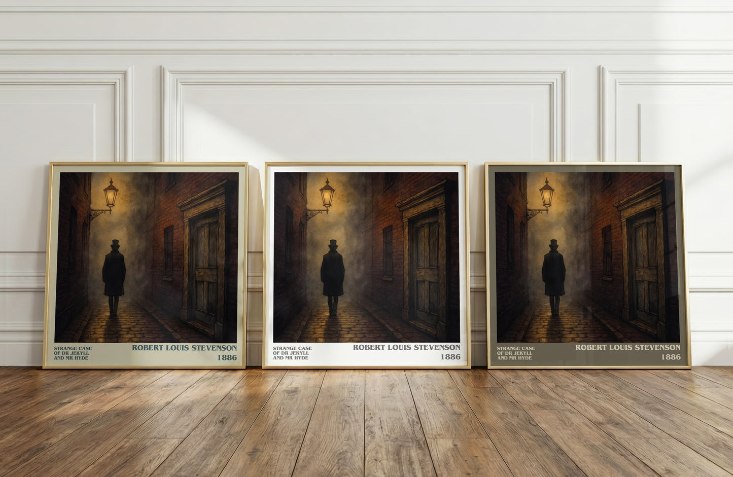 Strange Case Of Dr Jekyll And Mr Hyde literary art print colour and style options – Robert Louis Stevenson book art
