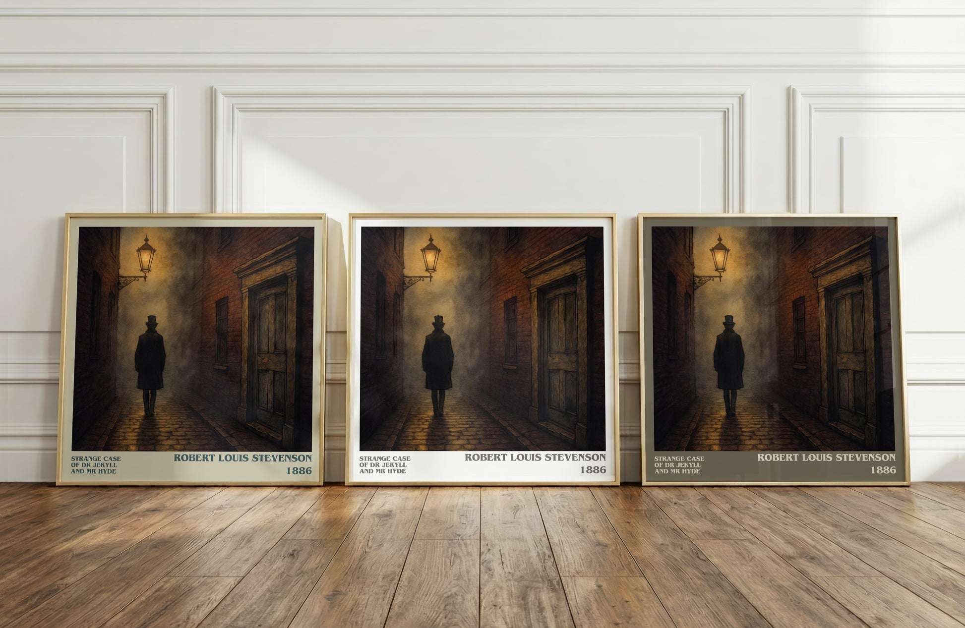 Strange Case Of Dr Jekyll And Mr Hyde literary art print colour and style options – Robert Louis Stevenson book art