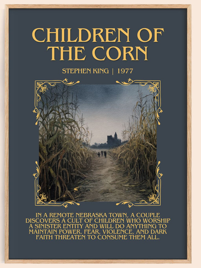 Children of the Corn Minimalist Book Poster by Stephen King