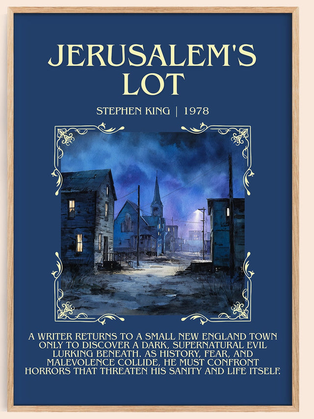 Jerusalem's Lot Minimalist Book Poster by Stephen King