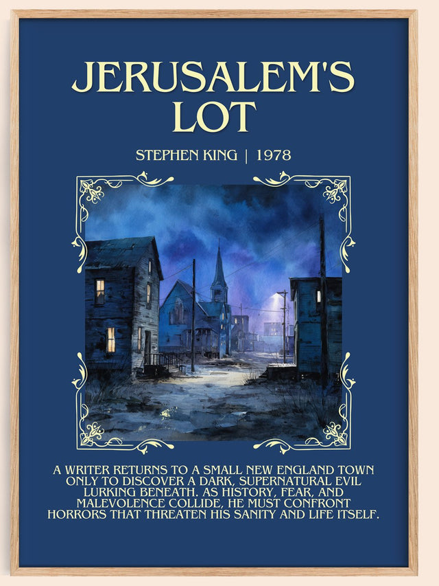 Jerusalem's Lot Minimalist Book Poster by Stephen King