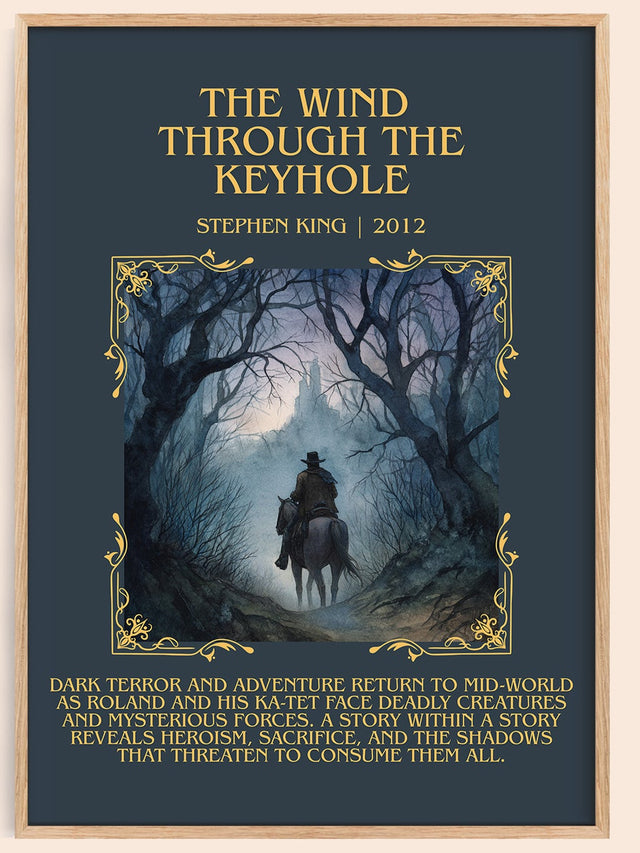The Wind Through The Keyhole Minimalist Book Poster by Stephen King