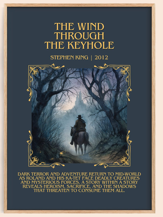 The Wind Through The Keyhole Minimalist Book Poster by Stephen King