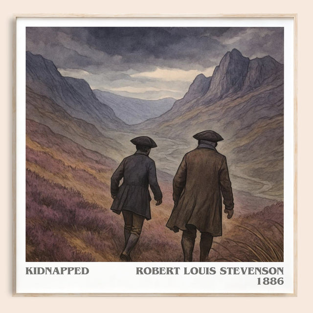 Kidnapped Literary Art Print by Robert Louis Stevenson