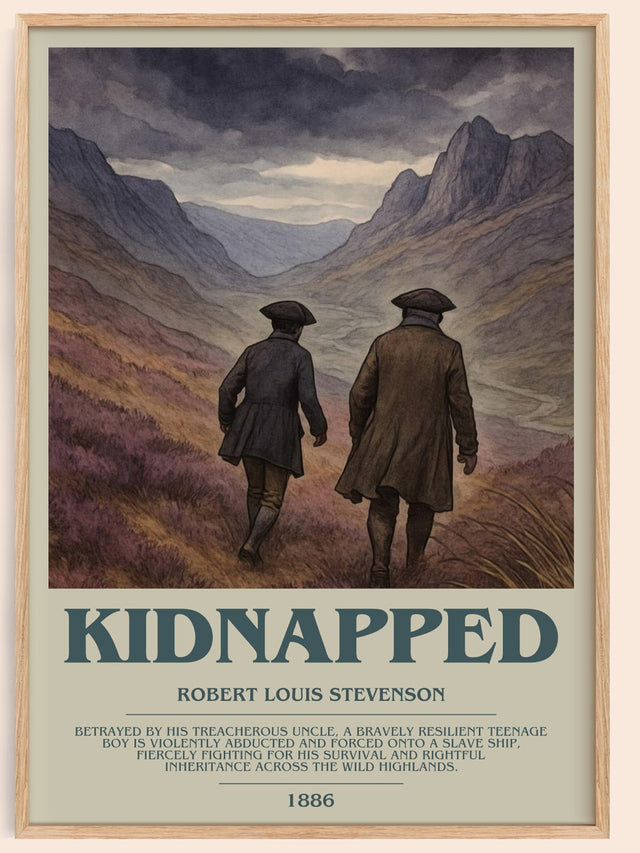 Kidnapped Bookish Wall Art by Robert Louis Stevenson