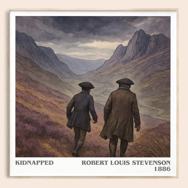 Kidnapped Literary Art Print by Robert Louis Stevenson