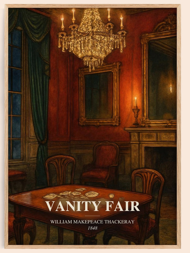 Vanity Fair Book Watercolour Illustration by W. Thackeray