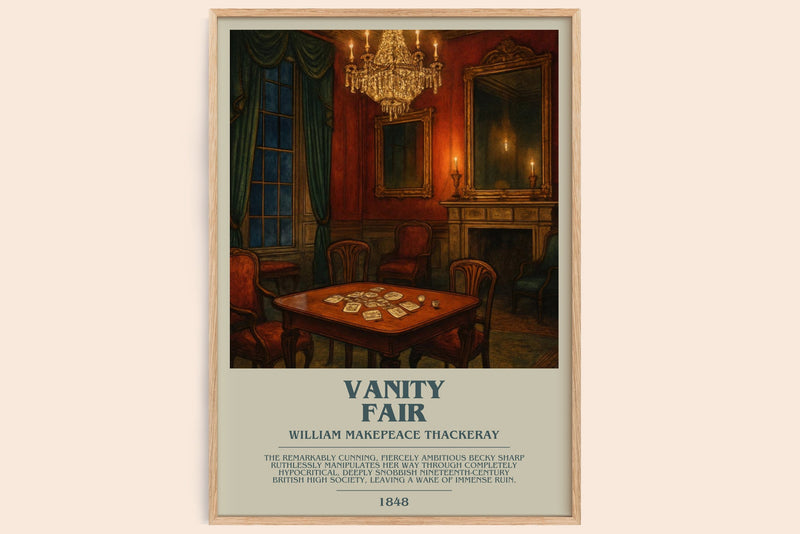Vanity Fair Bookish Wall Art by William Makepeace Thackeray