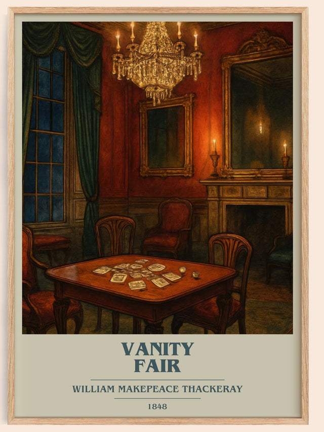 Vanity Fair Book Cover Poster by William Makepeace Thackeray