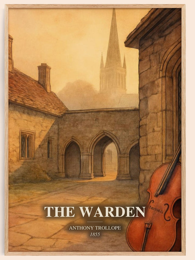 The Warden Book Watercolour Illustration by Anthony Trollope