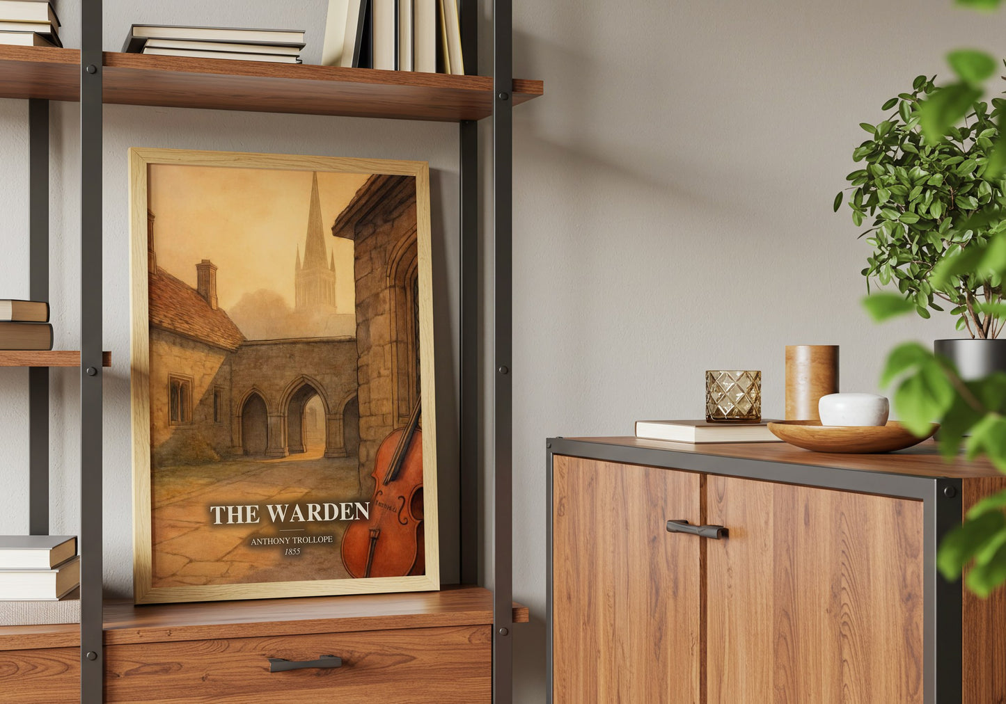 The Warden book watercolour illustration paper finish options – matte satin gloss
