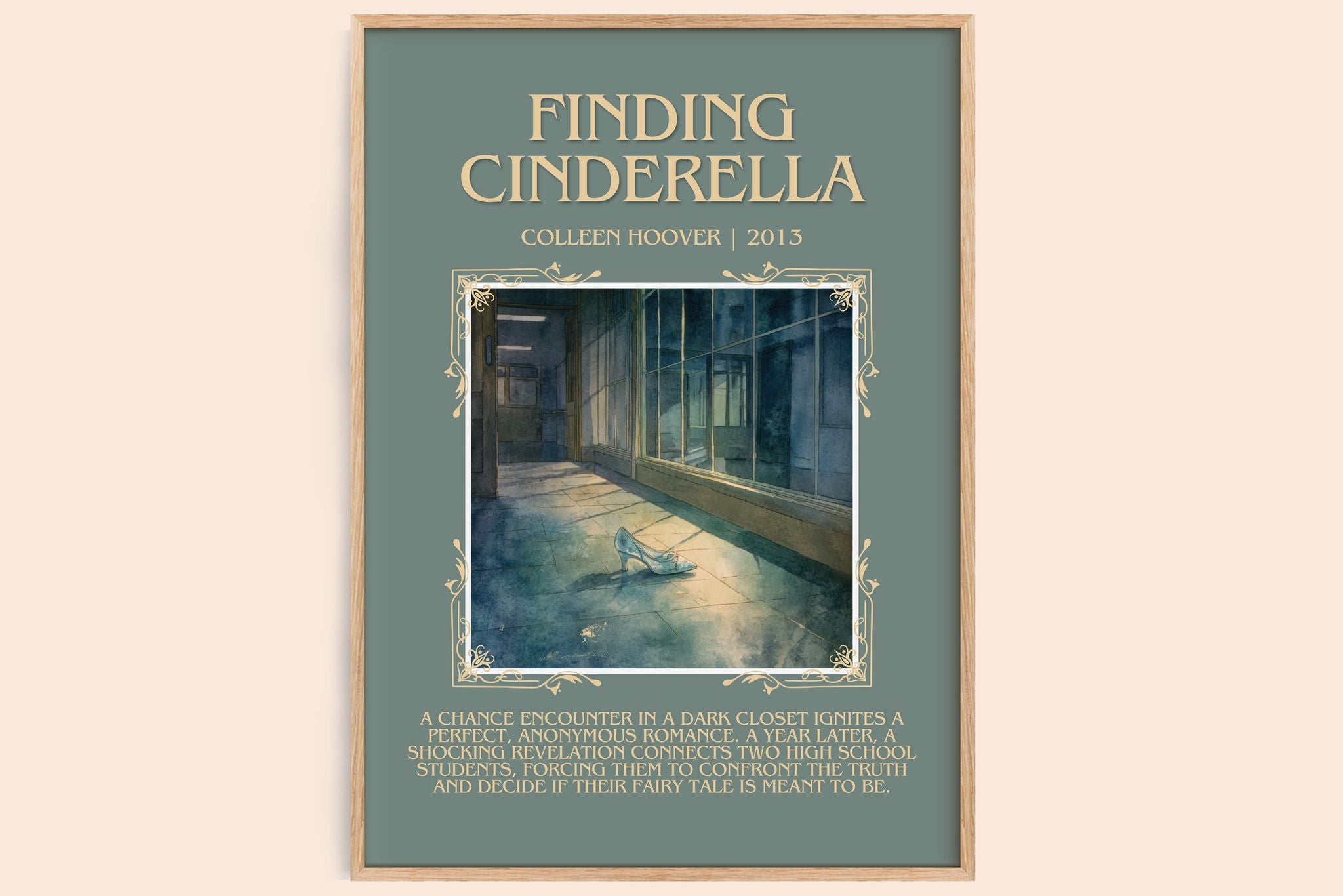 Finding Cinderella Minimalist Book Poster by Colleen Hoover
