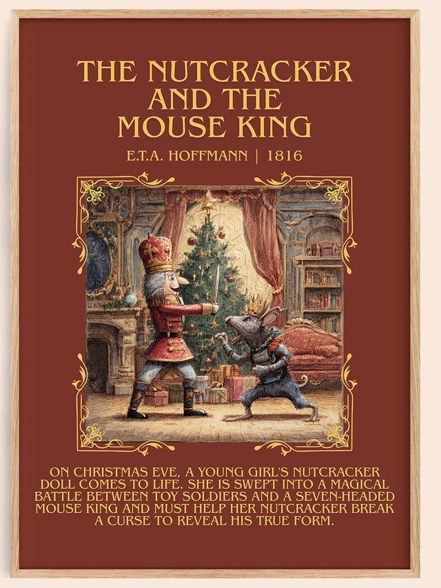 Nutcracker and the Mouse King Minimalist Book Poster by E. Hoffmann