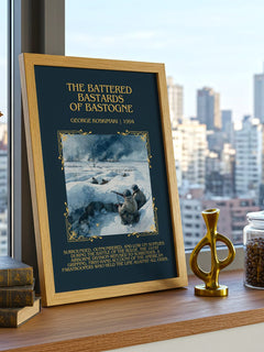 Battered Bastards Of Bastogne Minimalist Book Poster by G. Koskimaki – image 3