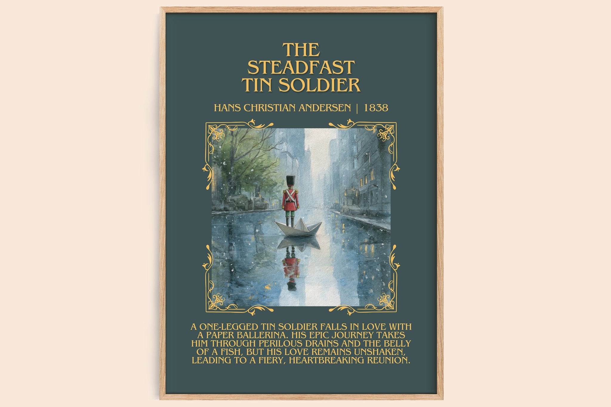 Steadfast Tin Soldier Minimalist Book Poster by H. Andersen