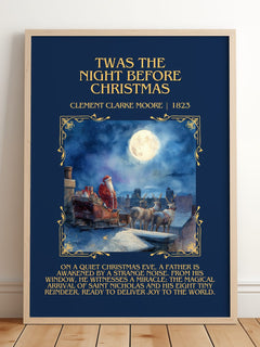 Twas The Night Before Christmas Minimalist Book Poster by C. Moore – image 2