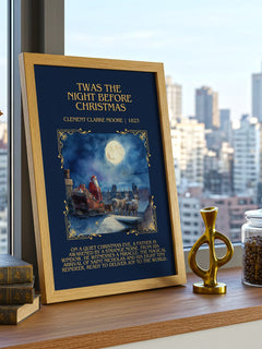 Twas The Night Before Christmas Minimalist Book Poster by C. Moore – image 3