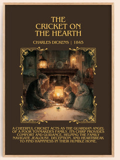 The Cricket On The Hearth Minimalist Book Poster by Charles Dickens – image 1