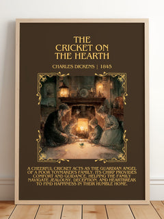 The Cricket On The Hearth Minimalist Book Poster by Charles Dickens – image 2