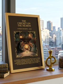 The Cricket On The Hearth Minimalist Book Poster by Charles Dickens – image 3