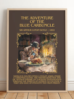Adventure Of The Blue Carbuncle Minimalist Book Poster by S. Doyle – image 2